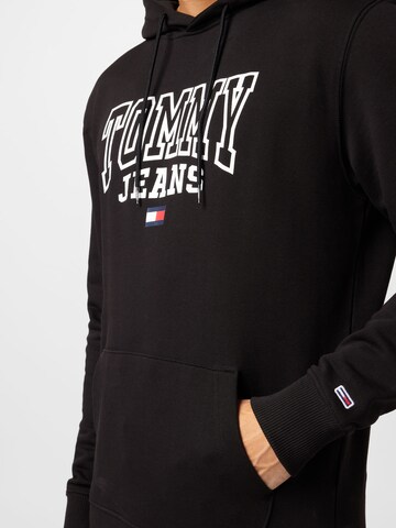 Tommy Jeans Sweatshirt in Schwarz