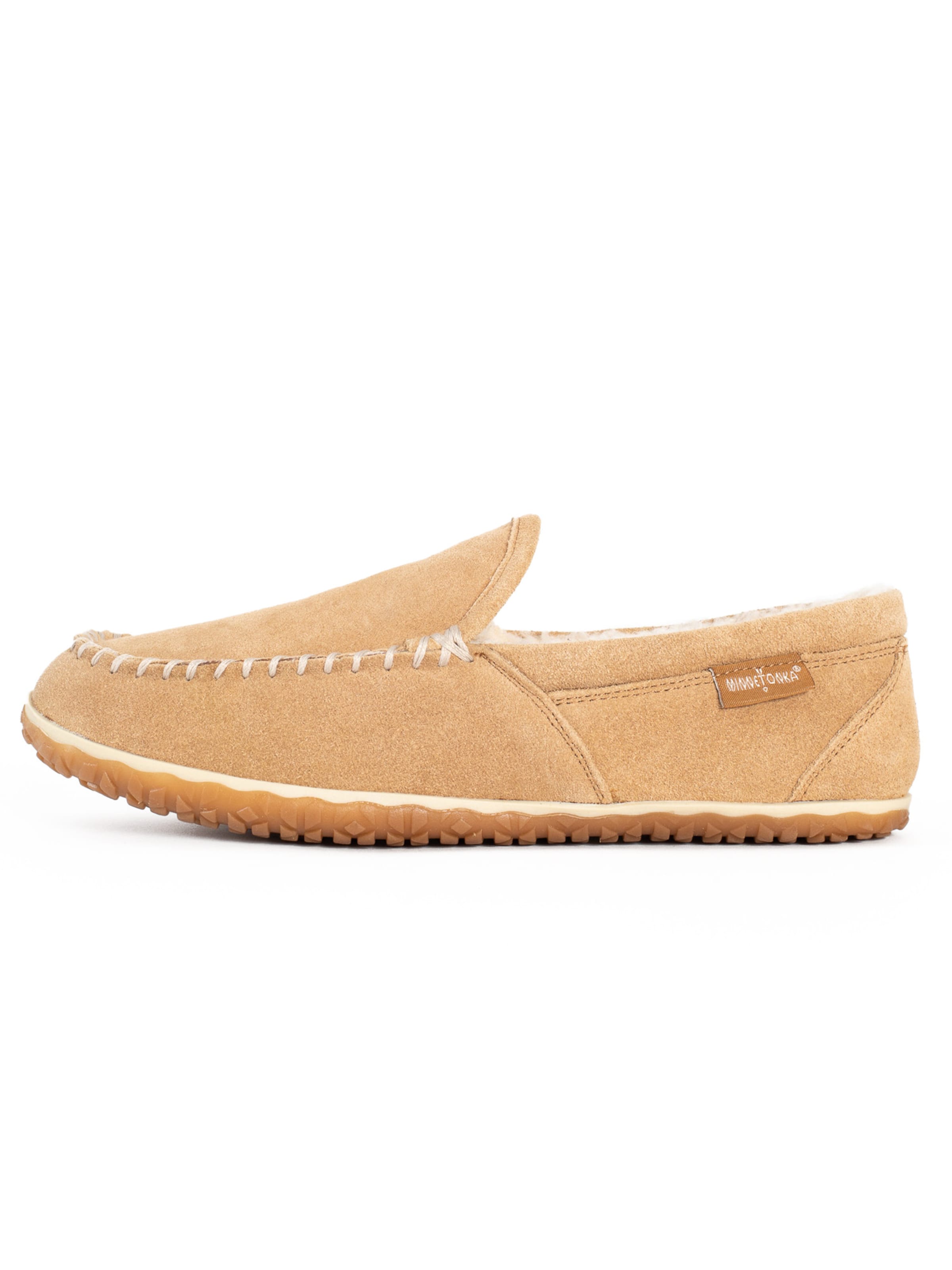 Minnetonka Moccasin 'Tilden' in Beige: front