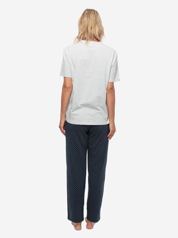 SCHIESSER Pyjama 'Organic Cotton' in Blauw