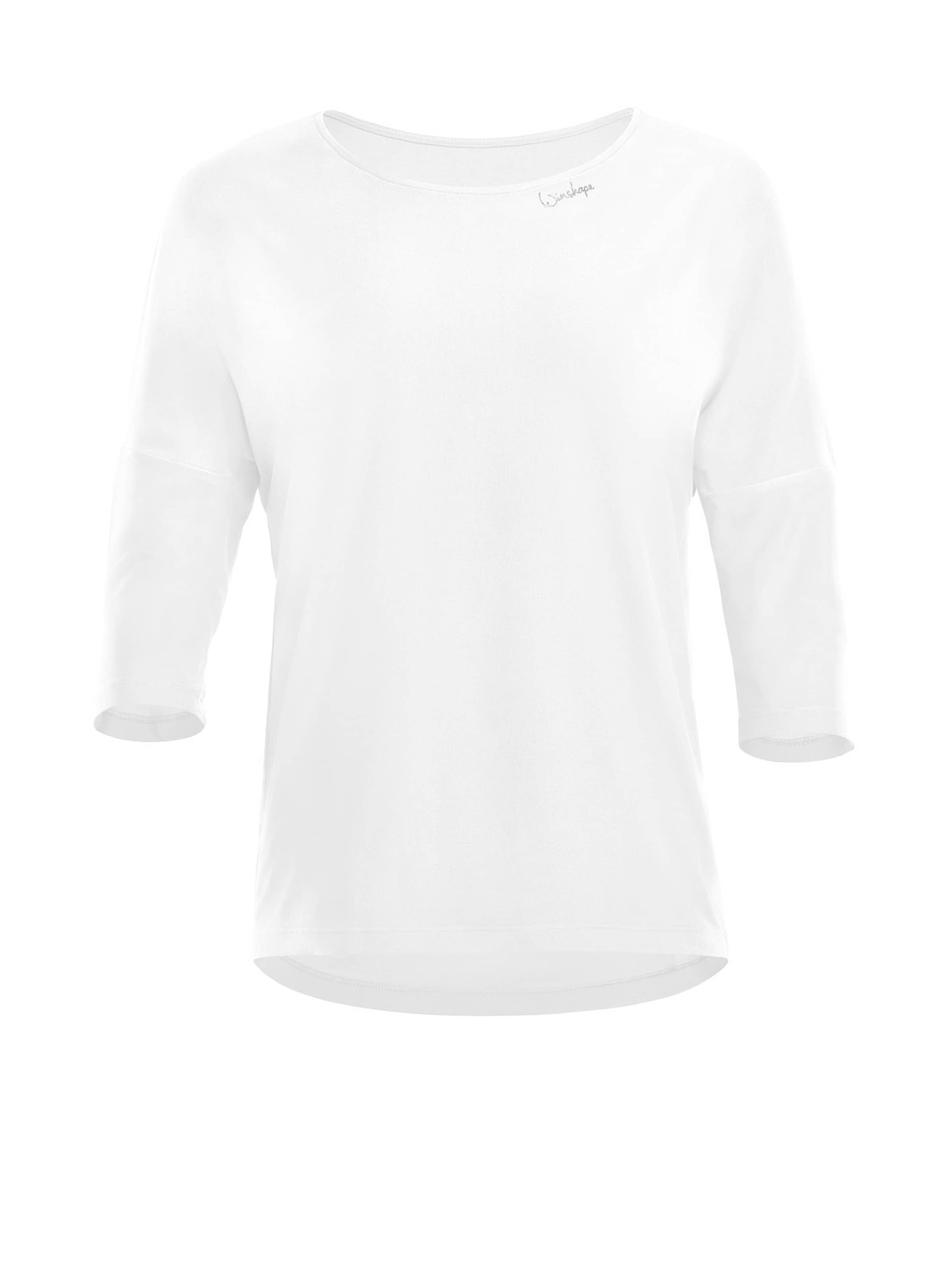 Winshape Λειτουργικό μπλουζάκι 'DT111LS' σε λευκό: μπροστά