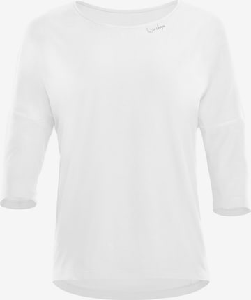 Winshape Λειτουργικό μπλουζάκι 'DT111LS' σε λευκό: μπροστά