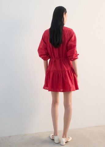 MANGO Dress 'Domino' in Red
