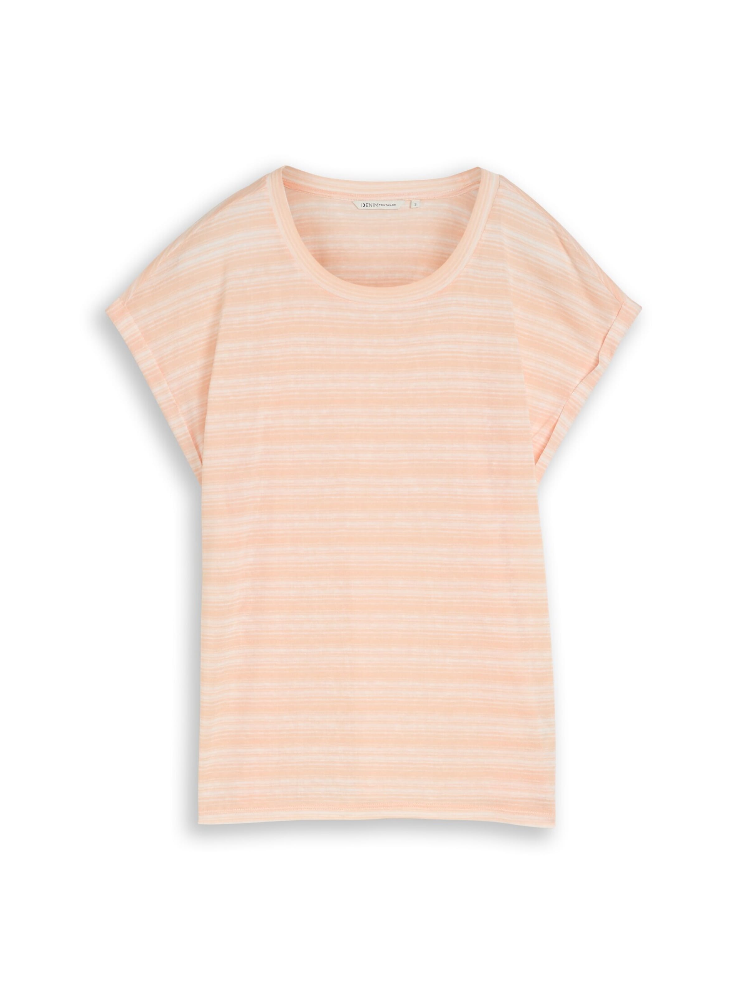 TOM TAILOR DENIM T-Shirt in Orange: Vorderseite