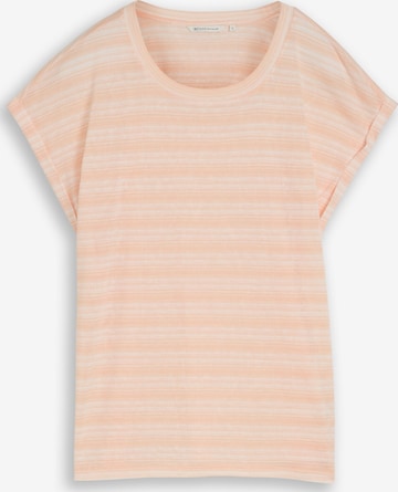 TOM TAILOR DENIM T-Shirt in Orange: Vorderseite