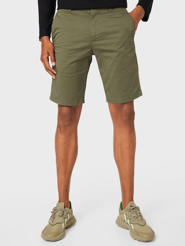 STRELLSON Regular Chino Pants 'Crush' in Green: front