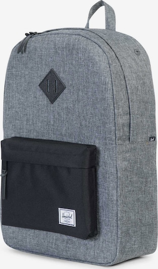 Herschel Backpack 'Heritage' in Grey / Black, Item view
