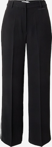 Calvin Klein Regular Pants in Black: front