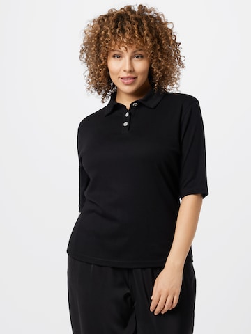 Guido Maria Kretschmer Curvy Shirt 'Selma' in Zwart: voorkant