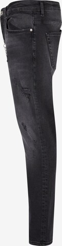 2Y Premium Slimfit Jeans in Schwarz