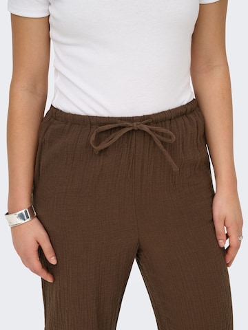 ONLY Regular Hose 'ONLThyra' in Braun