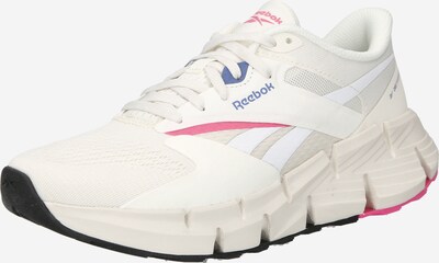 Reebok Chaussure de course 'ZIG DYNAMICA 5' en bleu / rose / blanc / blanc cassé, Vue avec produit