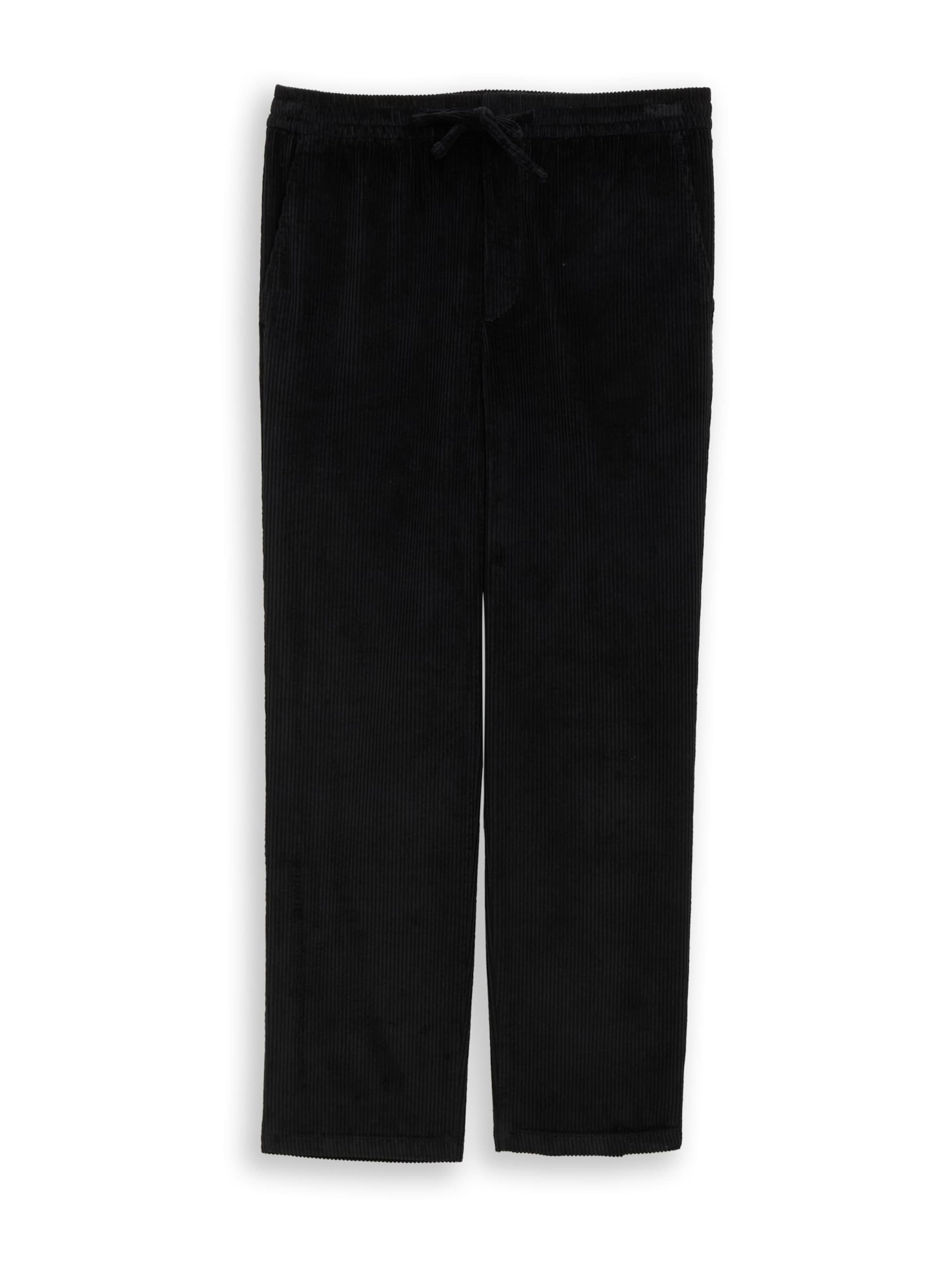 Loosefit Pantaloni chino di TOM TAILOR DENIM in nero: frontale
