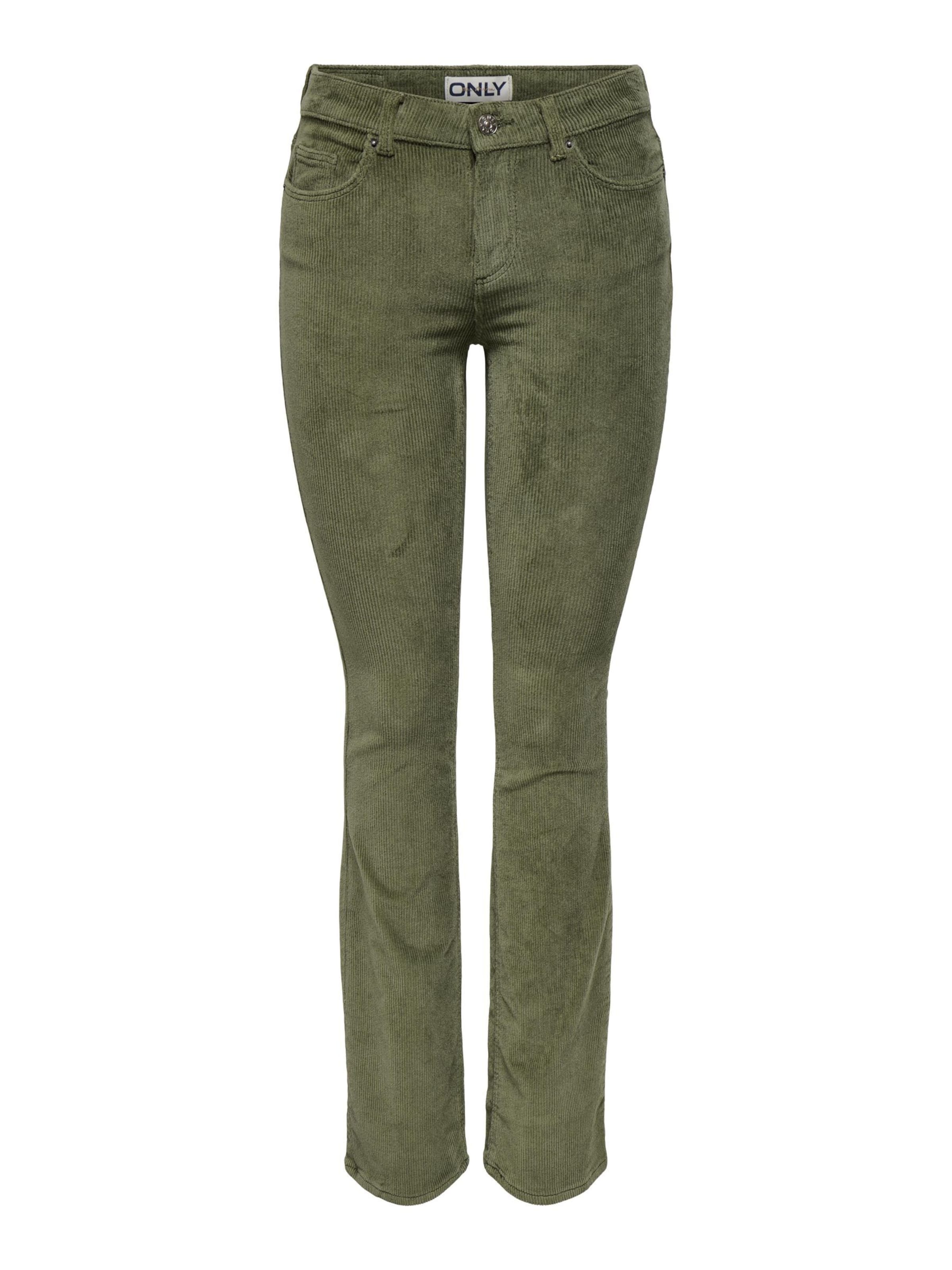 ONLY Flared Pants in Green: front