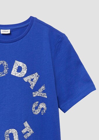 T-Shirt s.Oliver en bleu