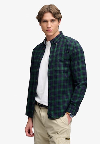 Regular fit Camicia di Superdry & Co in blu: frontale