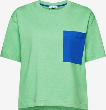 T-shirt ESPRIT en vert : devant