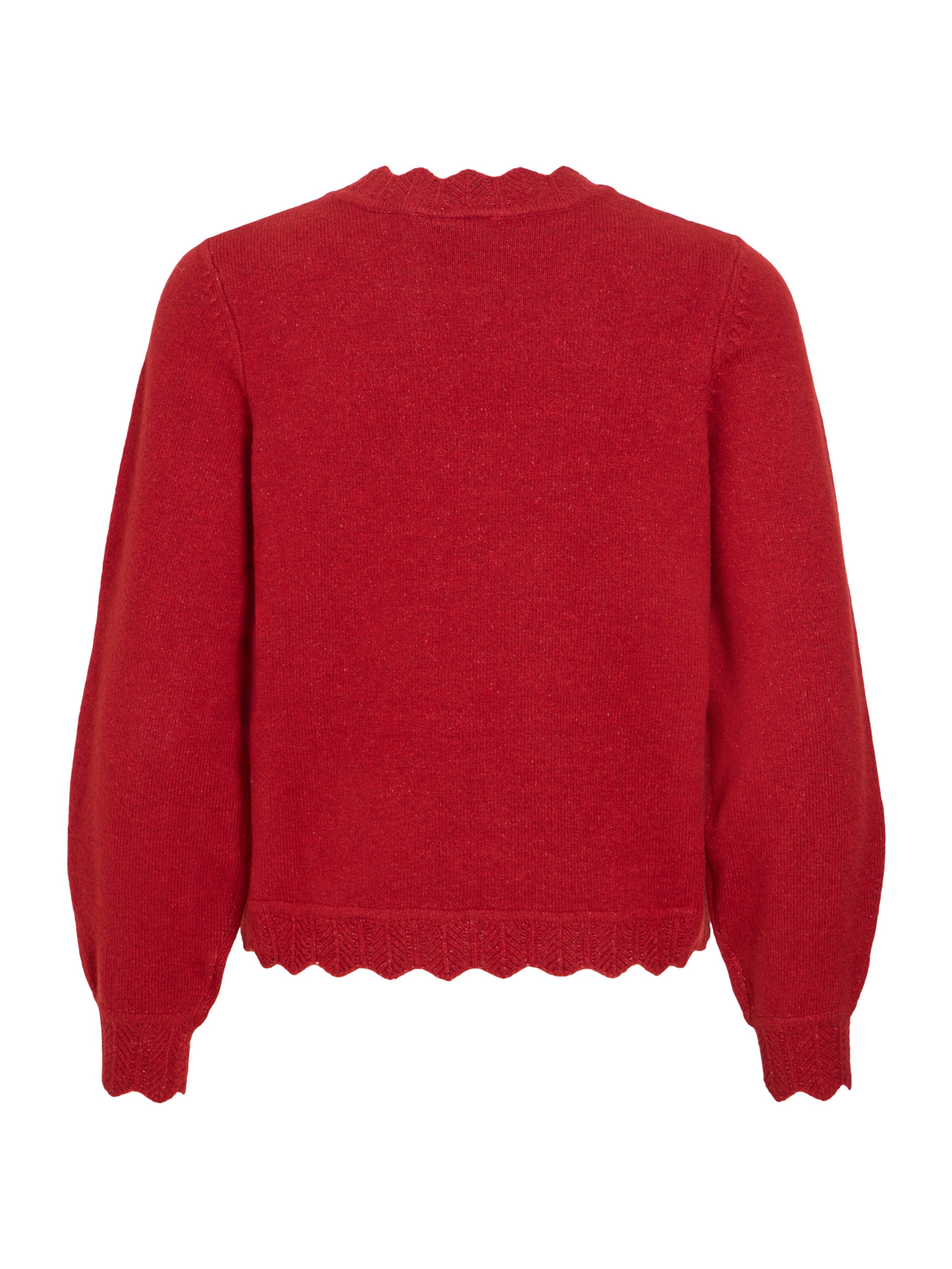 VILA Sweater 'VINIKOLINA' in Red