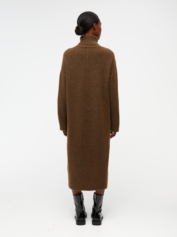 OBJECT Knitted dress 'Abbie' in Brown