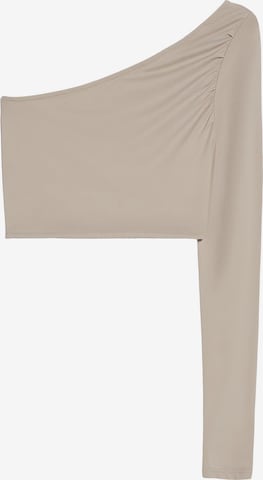 Bershka Shirt in Grau: predná strana