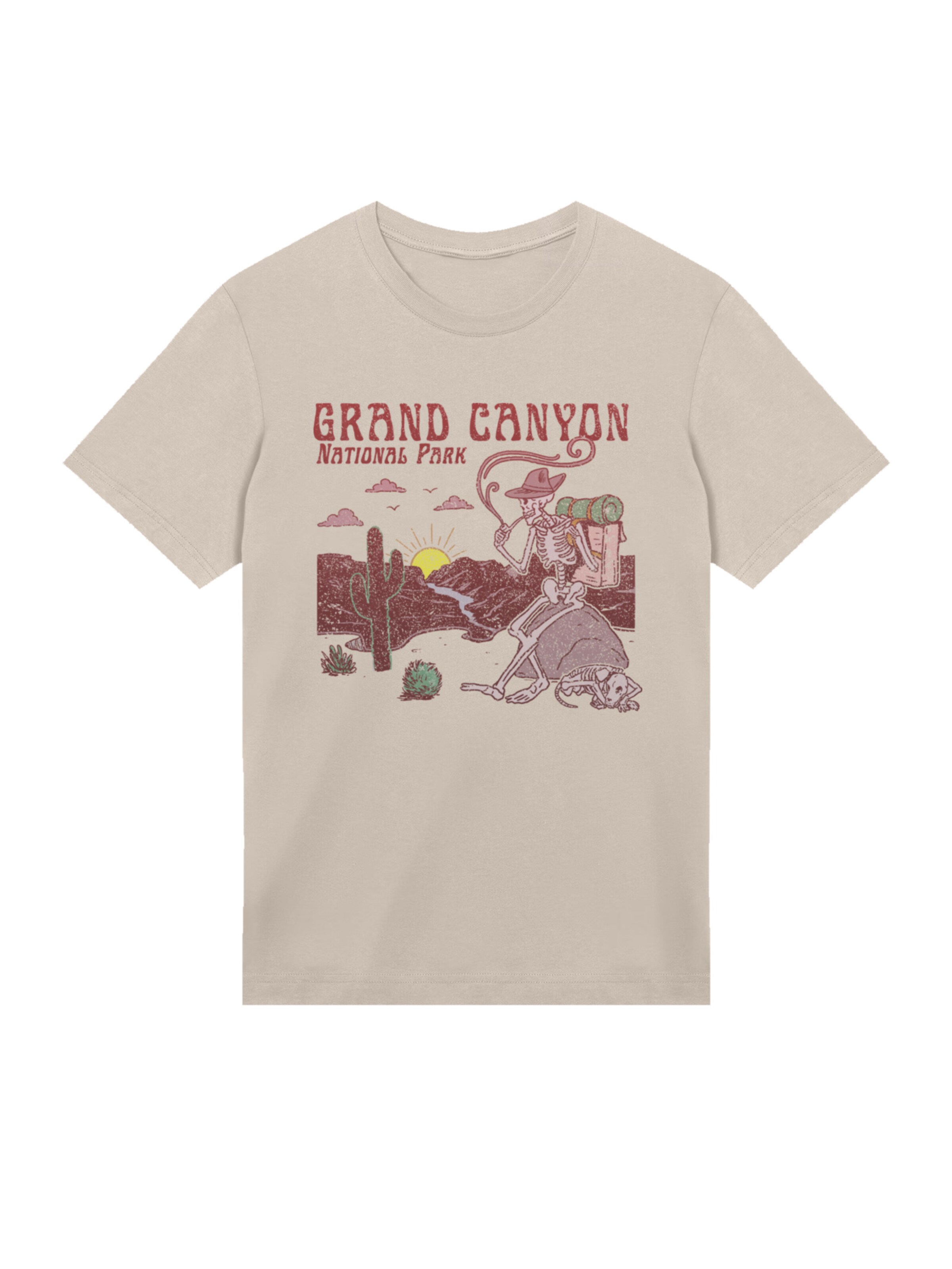 F4NT4STIC Shirt in Beige: front