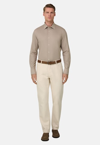 Coupe regular Chemise Boggi Milano en marron