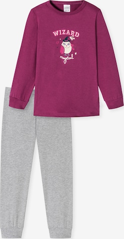 SCHIESSER Pajamas ' Cat Zoe ' in Grey: front