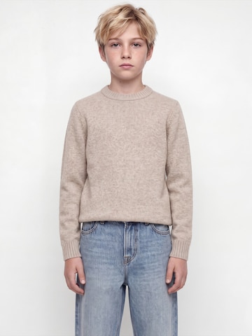 Pull-over 'JJESOHO OLLIE' Jack & Jones Junior en gris : devant