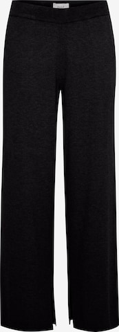 PULZ Jeans Loose fit Pants 'SARA' in Black: front