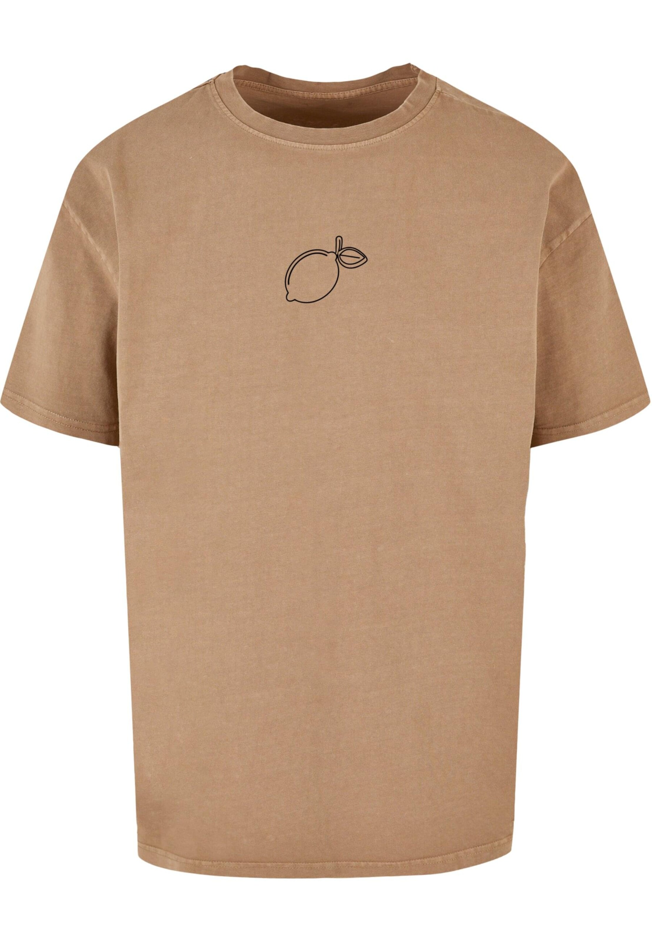 T-Shirt 'Summer - Lemon' Merchcode en beige : devant