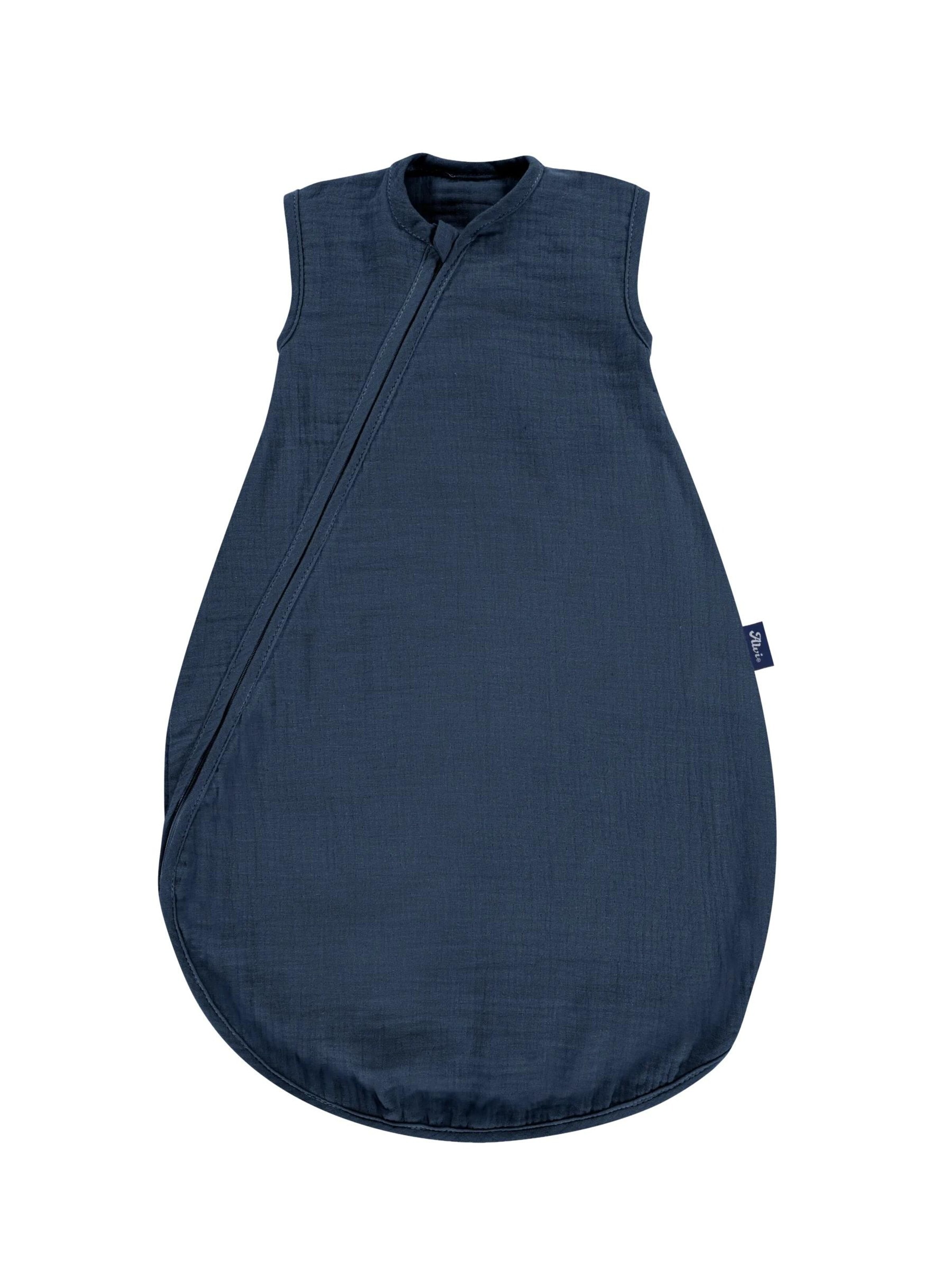 ALVI Sleeping Bag 'Schlafsack Sommertraum Mull' in Blue: front