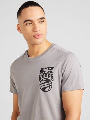 T-Shirt fonctionnel 'The Hooper' PUMA en gris