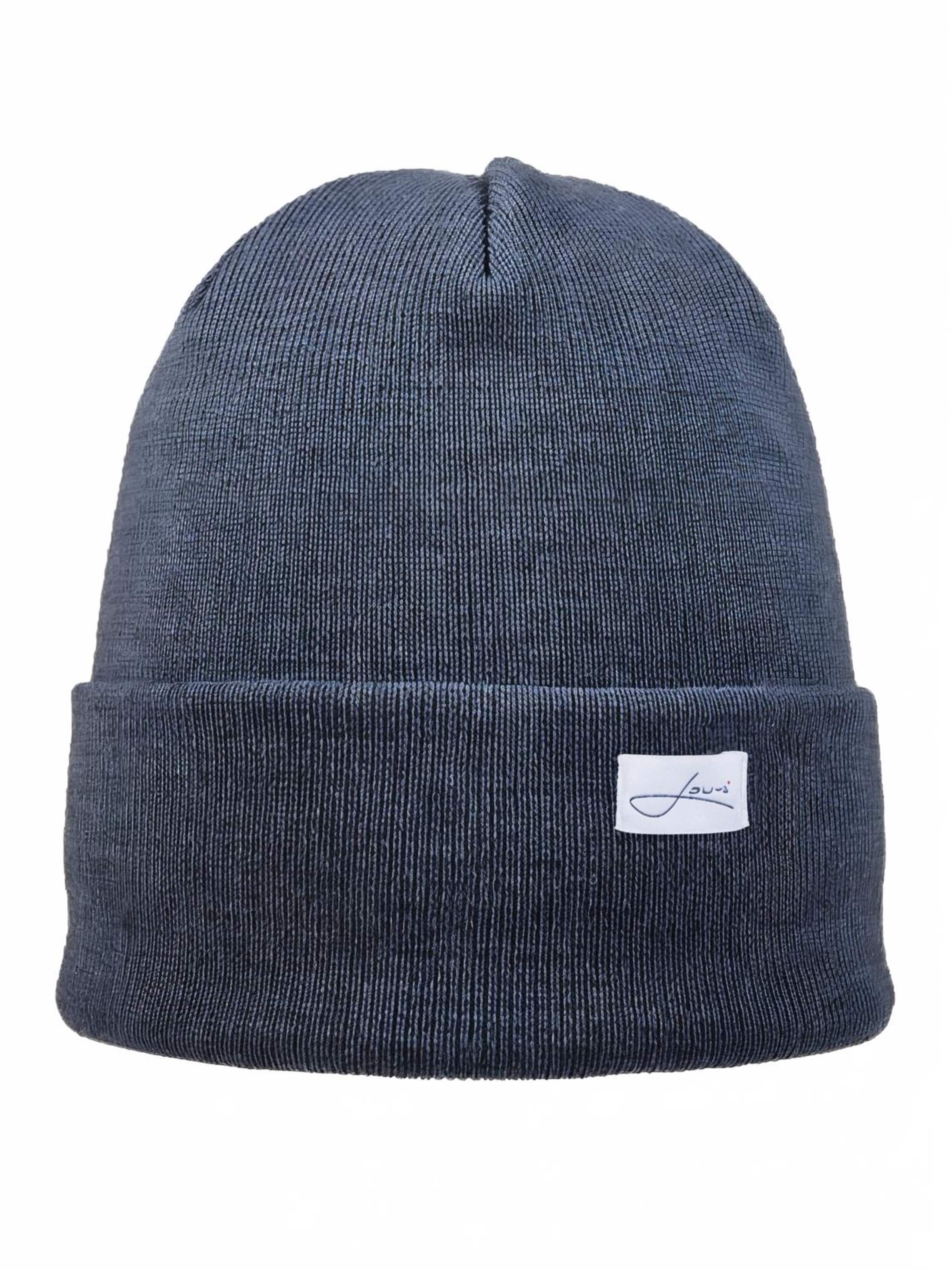 Lou-i Mütze‌‌‌‌‌ in Blau: Vorderseite