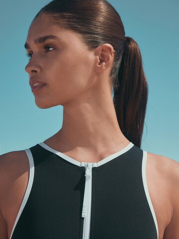 self. Swimsuit in Black