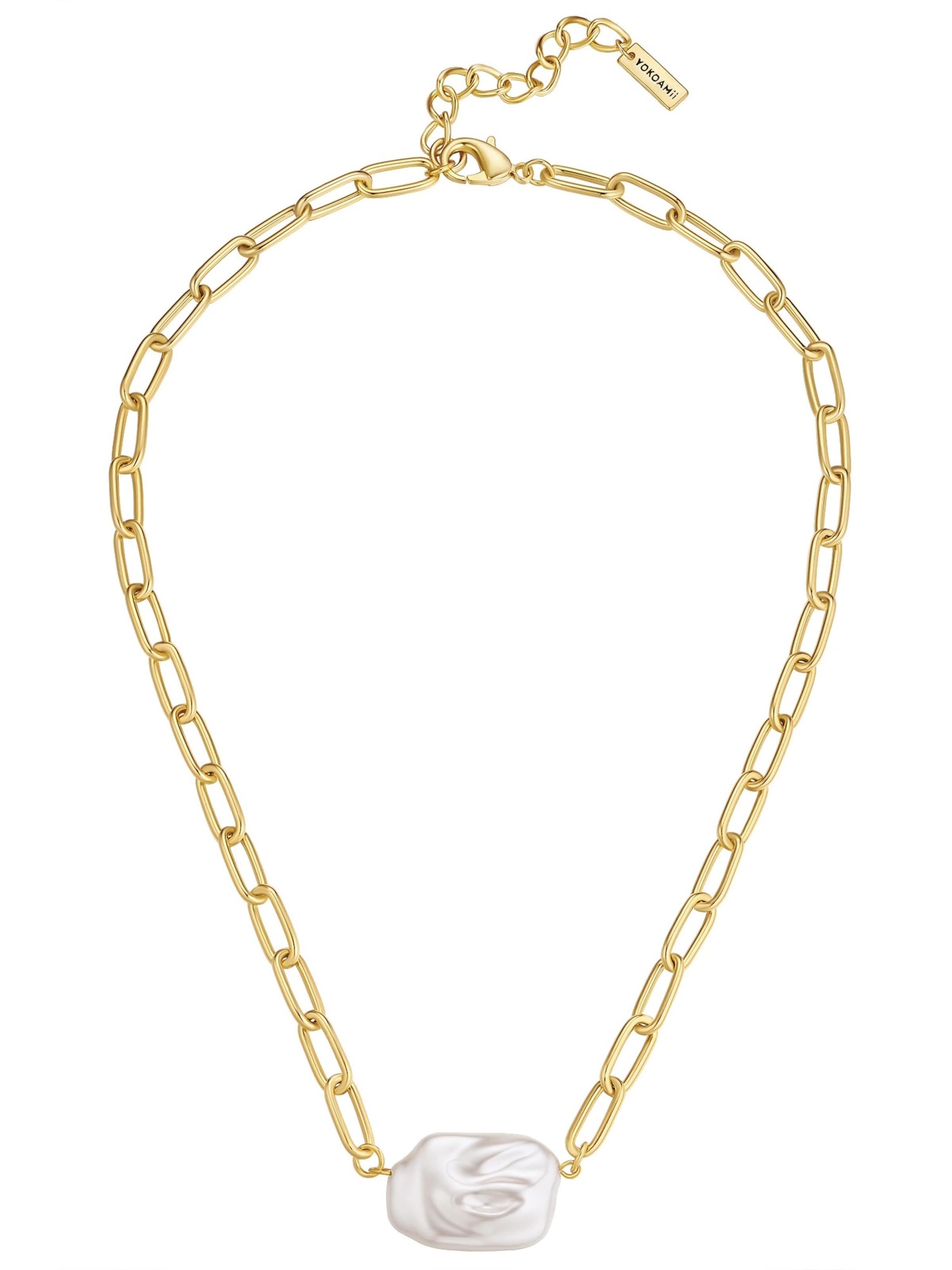 Yokoamii Necklace in Gold: front