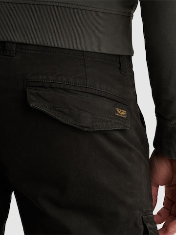 PME Legend Regular Broek 'Nordrop tapered fit cargo pants' in Zwart