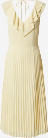 Warehouse Cocktail Dress in Yellow: front