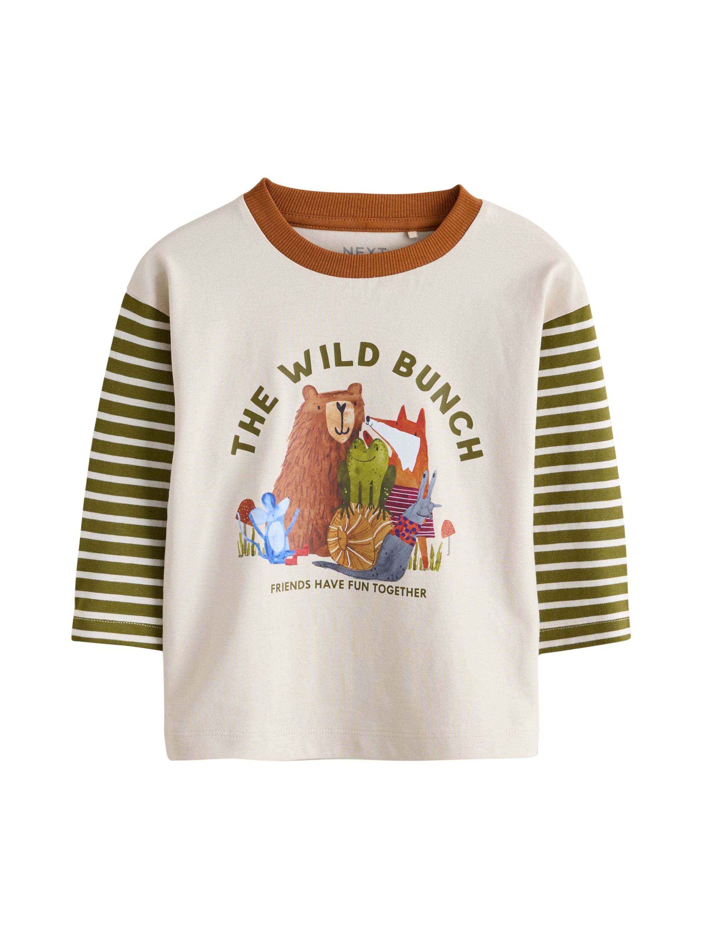 Next Shirt in Beige: front