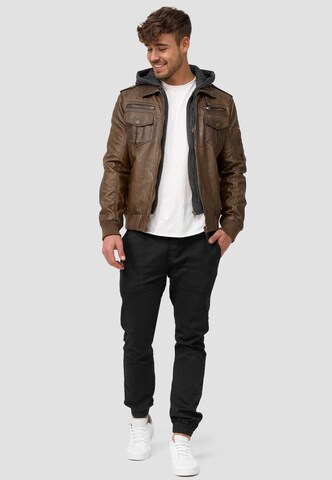 INDICODE JEANS Jacke 'Aaron' in Braun