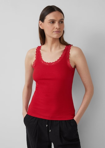 s.Oliver Top in Rot: Vorderseite