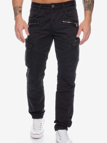 CIPO & BAXX Regular Jeans 'BJ424' in Black: front