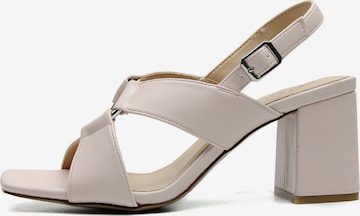 Celena Strap Sandals 'Christel' in Beige