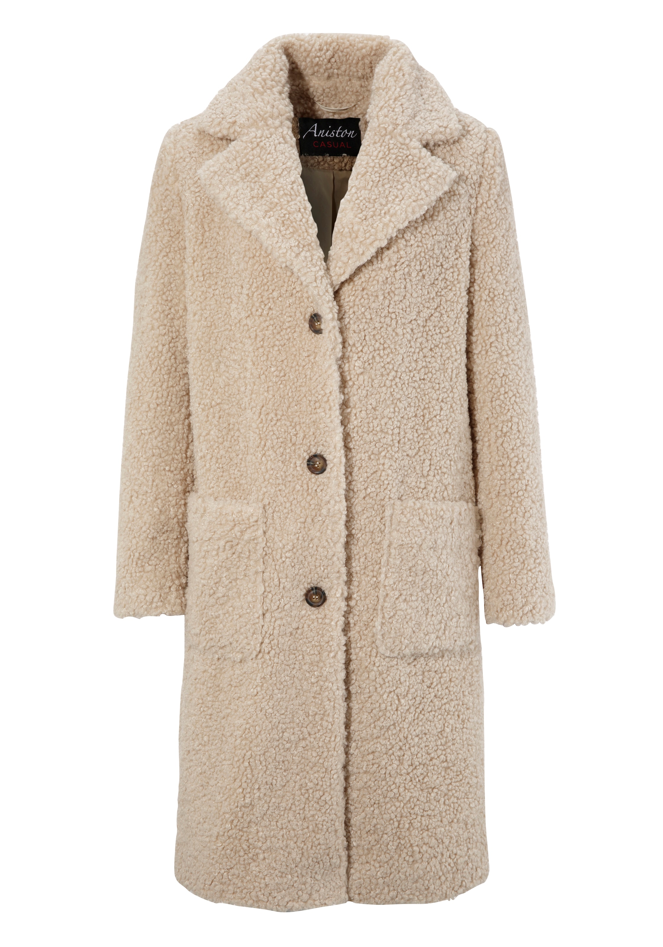 Aniston CASUAL Wintermantel 'Aniston' in Beige: Vorderseite