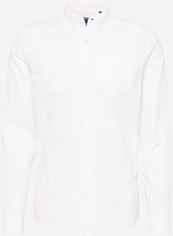 Superdry Button Up Shirt in White: front