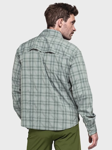 Schöffel Regular fit Athletic button up shirt ' Bike Shirt Style Jalpuh MNS ' in Grey