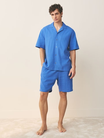Next Pyjama kort in Blauw