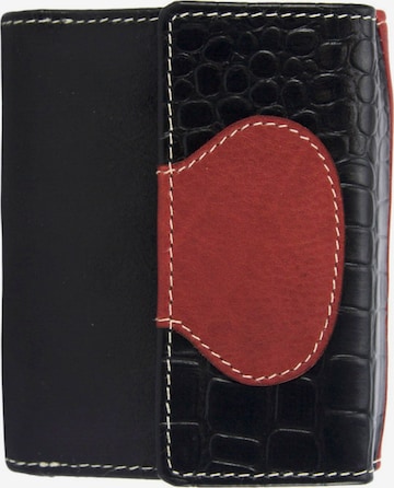 Sunsa Wallet in Black: front