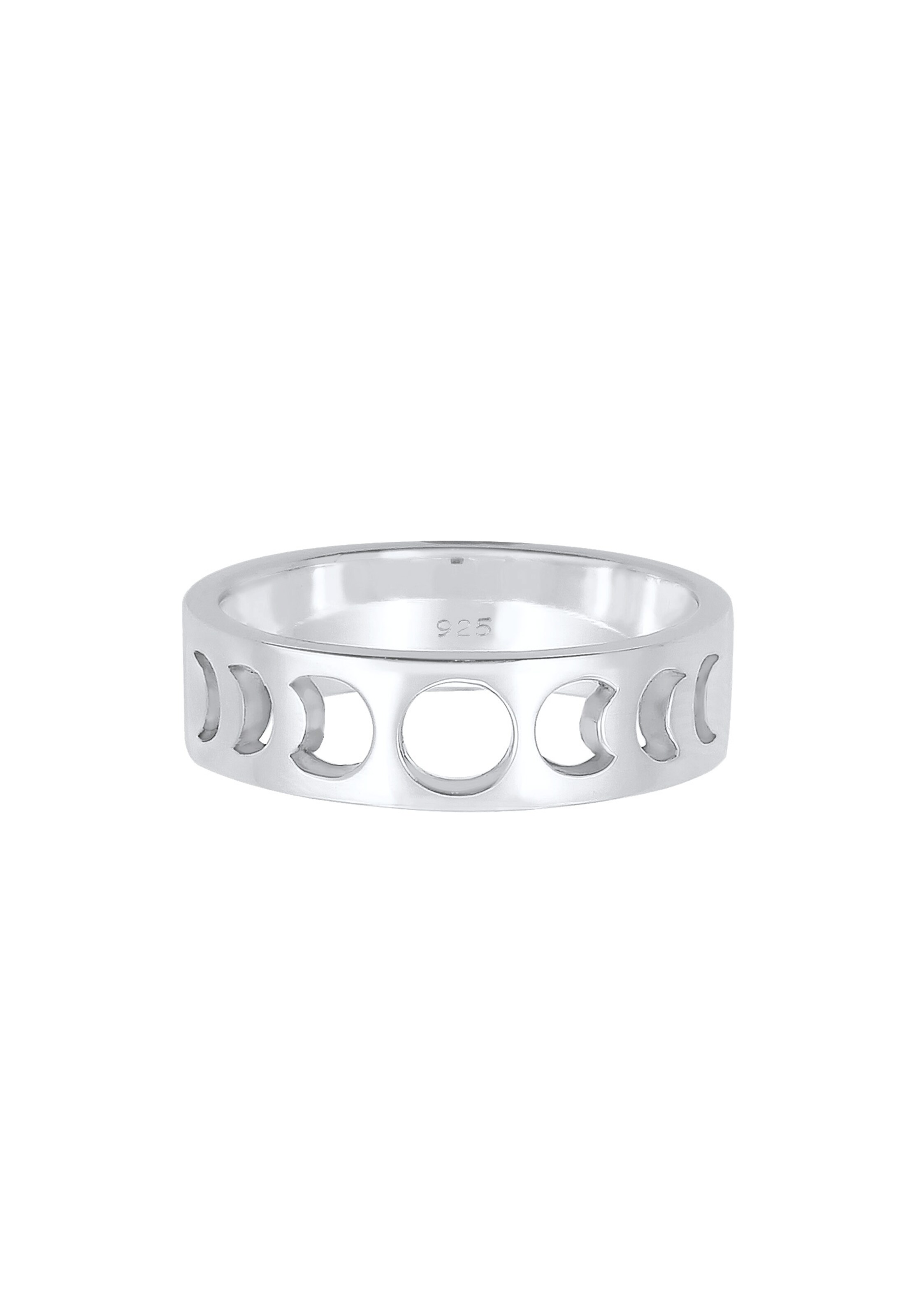 ELLI Ring Astro, Halbmond in Silber