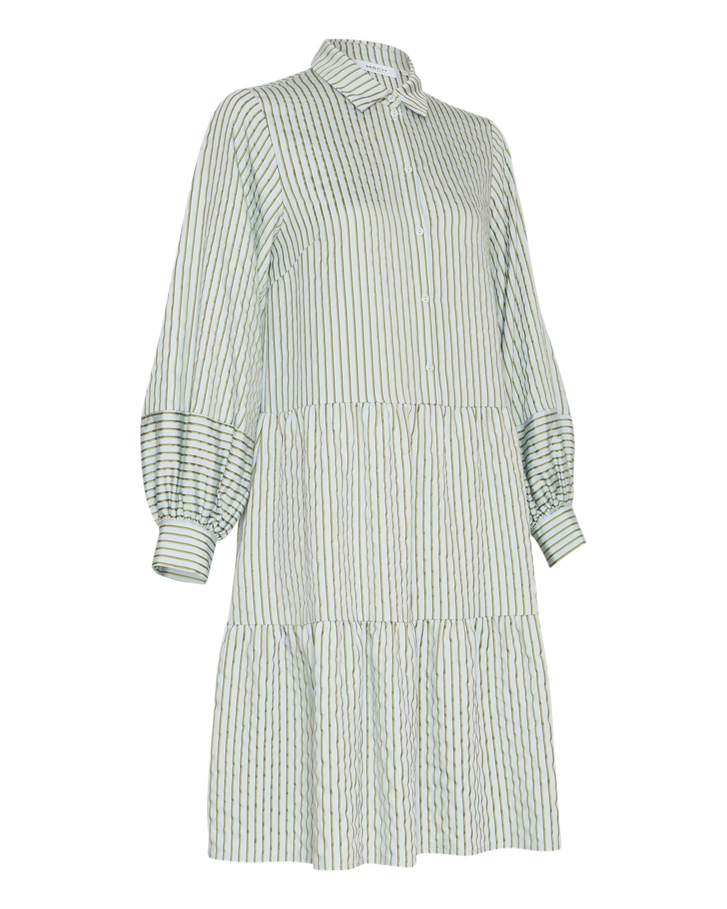 MSCH COPENHAGEN Košeľové šaty 'Selenia' - Zelená