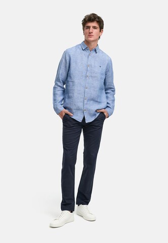 Kronstadt Regular fit Overhemd 'Ayers' in Blauw