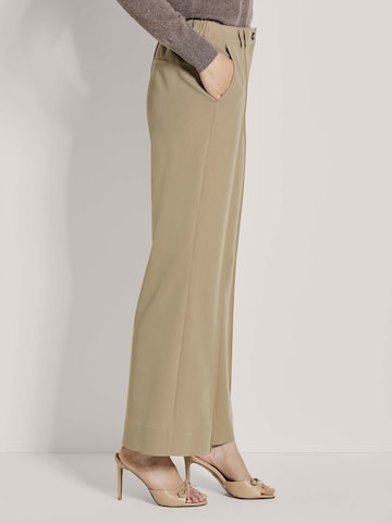 Wide Leg Pantalon MADELEINE en beige